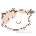 カスタムデザインかわいい猫プリントラバーバスマット